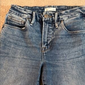 Good American High-Rise Medium Blue Denim Jeans